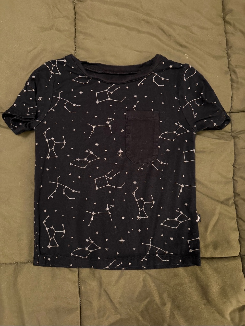 Kyte Baby Midnight Constellation pocket tee 18-24m